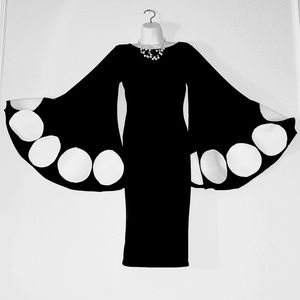 NWT! FIRM PRICE! Polka Dot Bell Sleeve F Dress